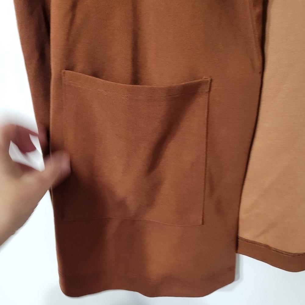 Andree by Unit Puff Sleeve Chestnut Brown Blazer Size S - Picture 8 of 11
